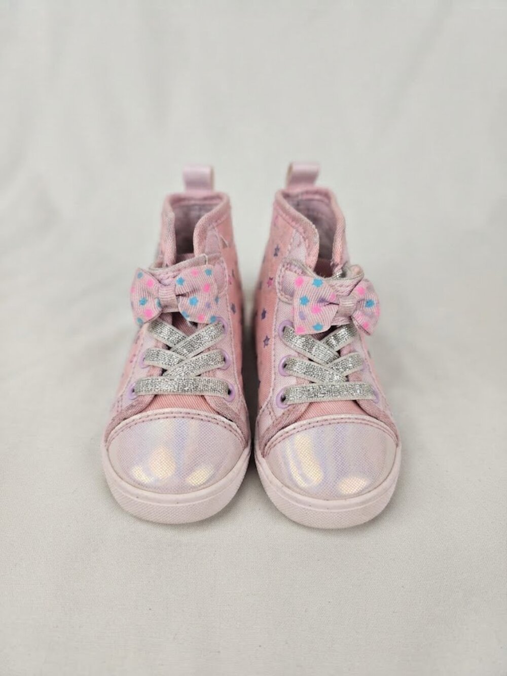 Disney Minnie Mouse Unicorn Pink High Top Toddler Girls Sneakers Size 6